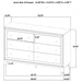 Welsley 5-piece California King Bedroom Set Walnut