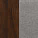 Welsley 50-inch Upholstered California King Bed Walnut