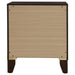 Welsley 2-drawer Nightstand Bedside Table Walnut