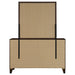 Welsley 6-drawer Dresser and Mirror Walnut