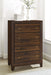 Welsley 4-drawer Chest of Drawers Walnut