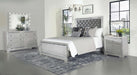 Eleanor 4-piece Eastern King Bedroom Set Metallic Mercury