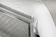 Eleanor Wood Eastern King Panel Bed Metallic Mercury