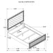 Eleanor 4-piece Queen Bedroom Set Metallic Mercury
