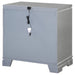 Eleanor 2-drawer Nightstand Metallic Mercury