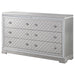Eleanor 6-drawer Dresser Metallic Mercury