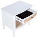 Bexhill 1-drawer Nightstand Bedside Table White