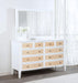 Bexhill 10-drawer Dresser and Mirror White