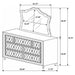Antonella 7-drawer Upholstered Dresser with Mirror Ivory
