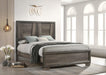 Janine Wood Queen Panel Bed Grey