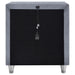 Antonella Upholstered 3-drawer Nightstand Grey