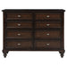 Andover 4-piece California King Bedroom Set Dark Oak