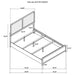 Cavelle 5-piece Queen Bedroom Set Black