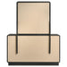 Cavelle 6-drawer Dresser and Mirror Black