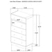 Cavelle 5-drawer Chest of Drawers Black