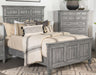 Avenue Wood Eastern King Panel Bed Weathered Grey