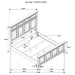 Avenue Wood Eastern King Panel Bed Weathered Grey