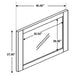 Lorenzo Dresser Mirror Dark Grey