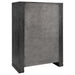 Lorenzo 5-drawer Bedroom Chest Dark Grey
