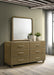 Amsbury 6-drawer Dresser and Mirror Nutmeg
