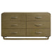 Amsbury 6-drawer Dresser Cabinet Nutmeg
