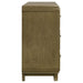 Amsbury 6-drawer Dresser Cabinet Nutmeg