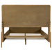 Arini Rattan California King Panel Bed Sand Wash and Natural