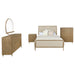 Arini 5-piece Eastern King Bedroom Set Cream and Sand Wash