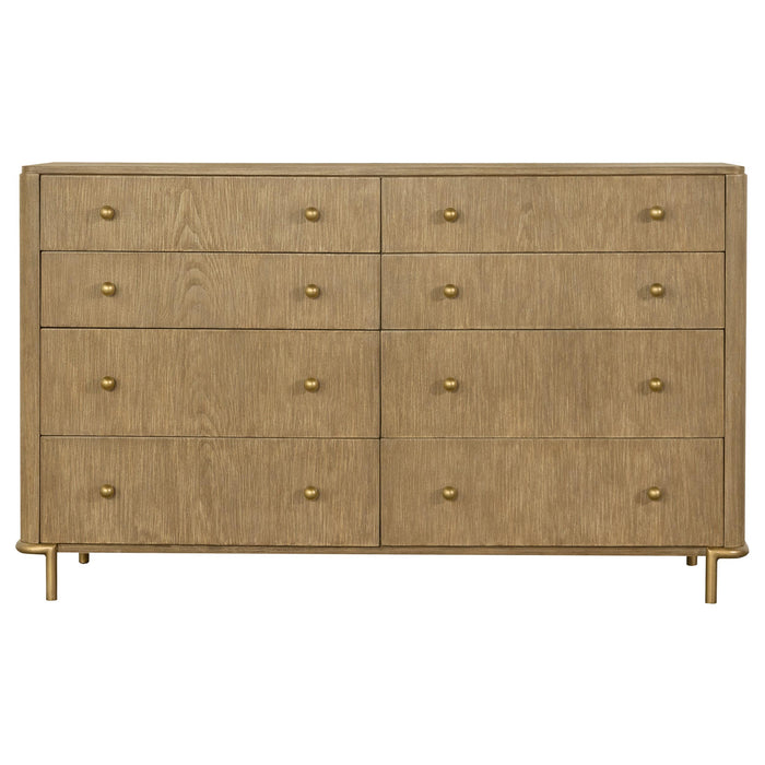 Arini 5-piece Eastern King Bedroom Set Cream and Sand Wash