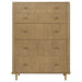Arini 5-piece Eastern King Bedroom Set Cream and Sand Wash