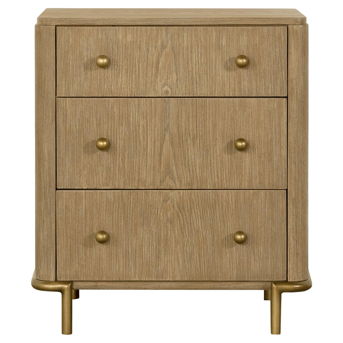 Arini 3-drawer Nightstand Sand Wash