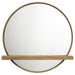 Arini 2-piece Makeup Vanity Table and Mirror Set Sand Wash