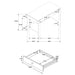 Arini 2-piece Makeup Vanity Table and Mirror Set Sand Wash