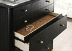 Arini 5-piece Eastern King Bedroom Set Black and Natural