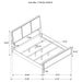 Arini 5-piece Eastern King Bedroom Set Cream and Black