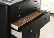 Arini 5-drawer Bedroom Chest Black