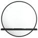 Arini 2-piece Makeup Vanity Table and Mirror Set Black