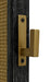 Arini Cane Weave Full Length Standing Floor Mirror Black