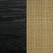 Arini Cane Weave Full Length Standing Floor Mirror Black