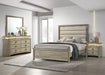 Giselle 4-piece California King Bedroom Set Rustic Beige