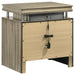 Giselle 3-drawer Nightstand Rustic Beige