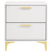 Kendall 2-drawer Nightstand White