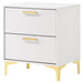 Kendall 2-drawer Nightstand White