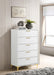 Kendall 5-drawer Bedroom Chest White