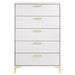 Kendall 5-drawer Bedroom Chest White