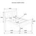Wilkes 4-piece Queen Bedroom Set Dark Cocoa