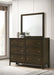 Wilkes 6-drawer Dresser and Mirror Dark Cocoa
