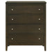 Wilkes 4-drawer Chest of Drawers Dark Cocoa