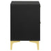 Kendall 2-drawer Nightstand Black
