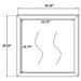Kendall Dresser Mirror Black